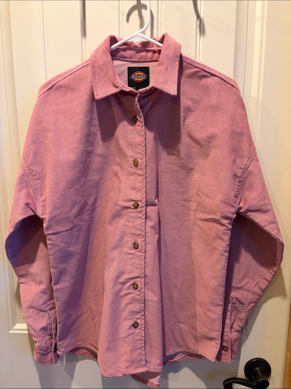 Dickies Pink Button-Down Shirt